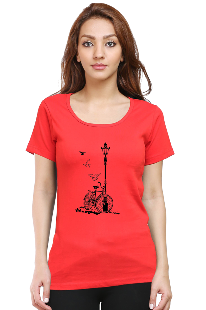 Lamp Bicycle half Sleeve T-Shirt