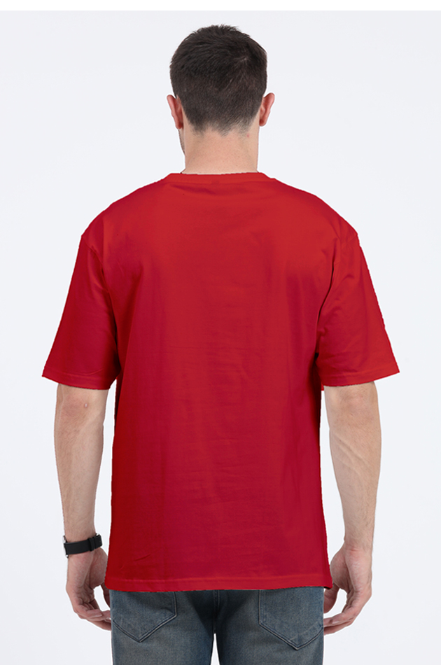 Custom Made Cotton Blend Round Neck Oversized T-Shirts