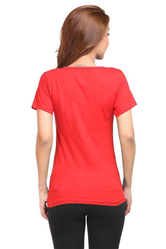 Beauty With Goggle Half Sleeve T-Shirt For Women