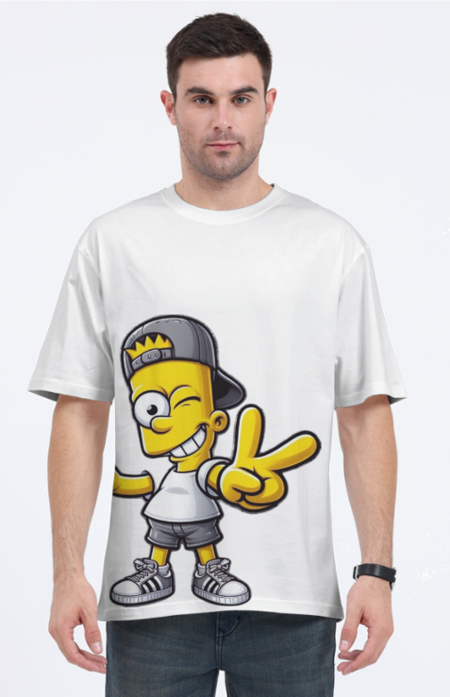 Simpsons Oversized Sports T-Shirt