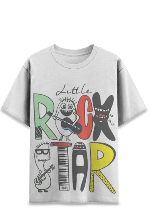 Little Rock Star Sports Half Sleeve T-Shirt