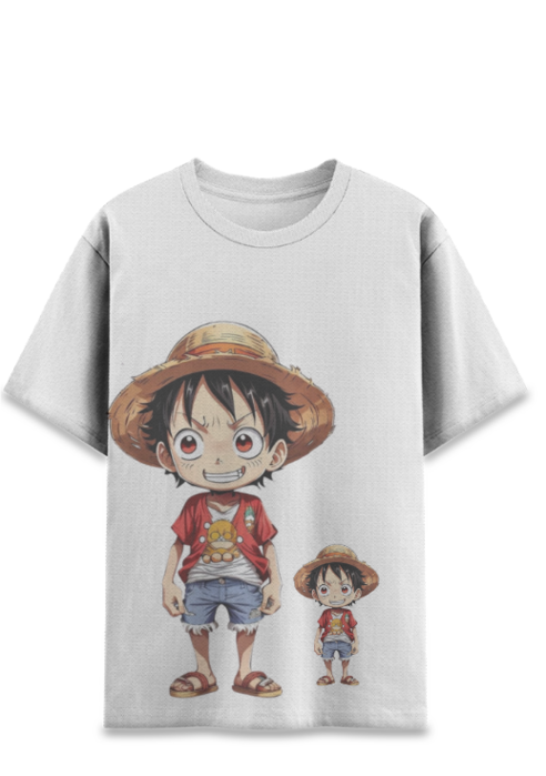 One Piece Sports Half Sleeve T-Shirt