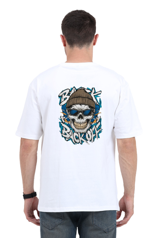 Skull Design Oversized T-Shirt For Men