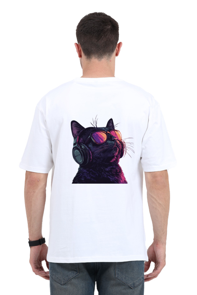 Cat Style Oversized T-Shirt For Men