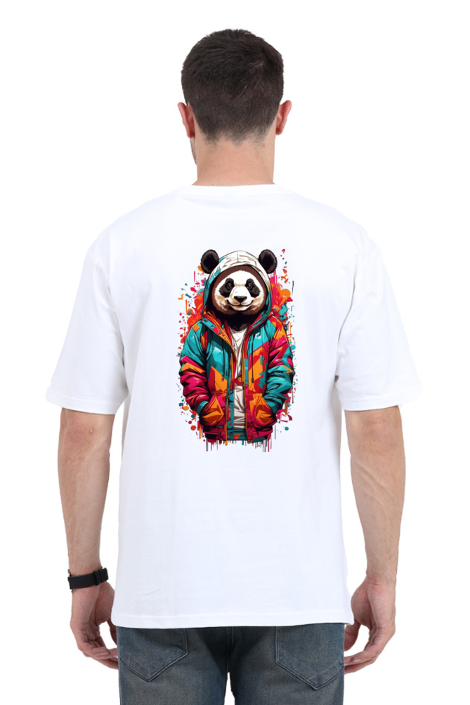 Panda Style Oversized T-Shirt For Men