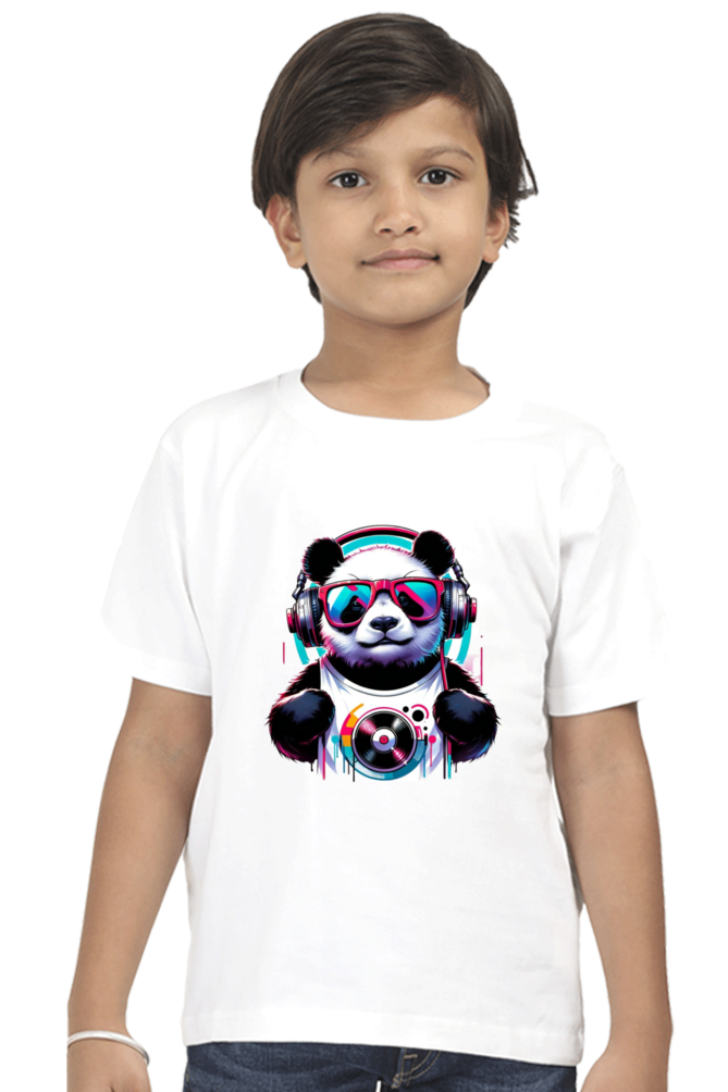 Panda Half Sleeve T-Shirt