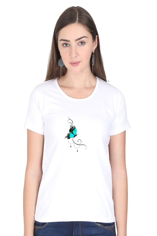 Butterfly Half Sleeve T-Shirt