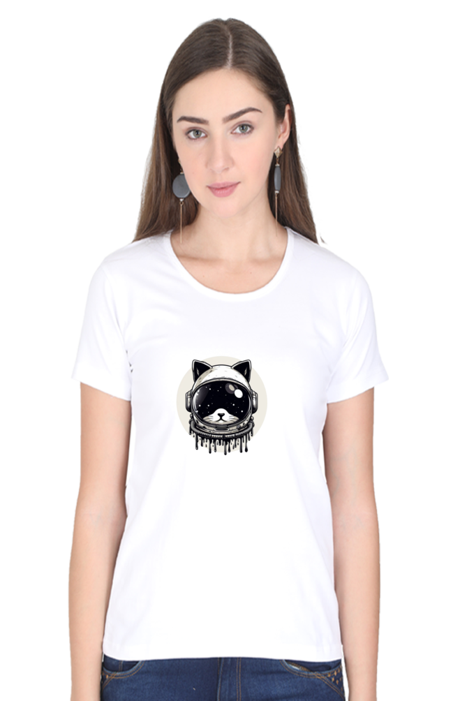 Robot Cat Half Sleeve T-Shirt