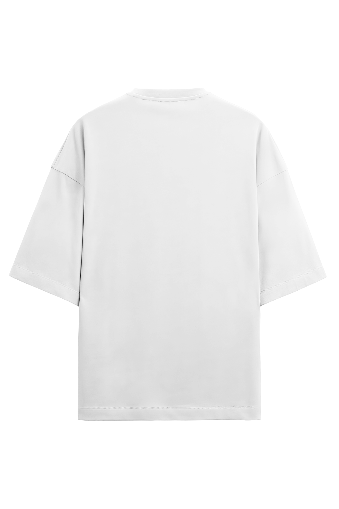 Custom Made Cotton Blend Oversized Round neck T-Shirts