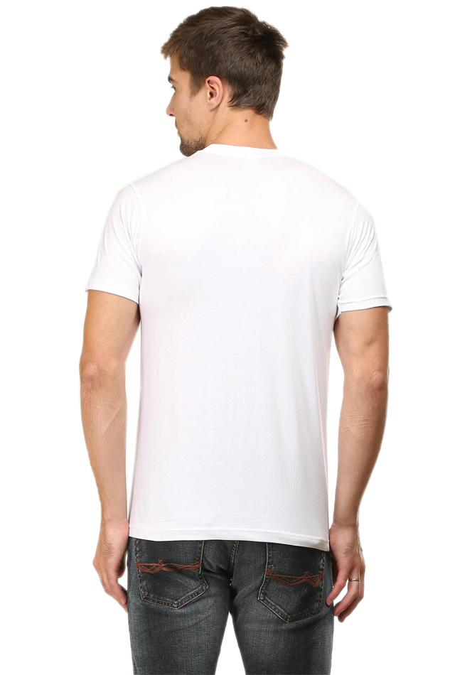 Custom Made Cotton Blend Round Neck T-Shirts