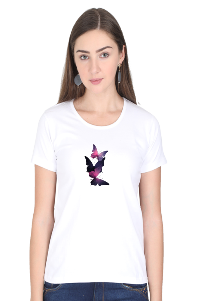 Butterfly Half Sleeve T-Shirt