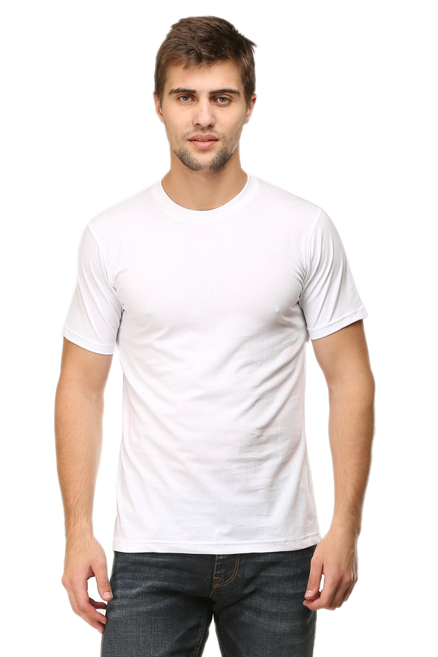 Cotton Blend Round Neck T-Shirt