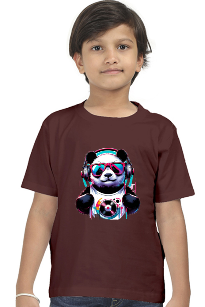 Panda Half Sleeve T-Shirt