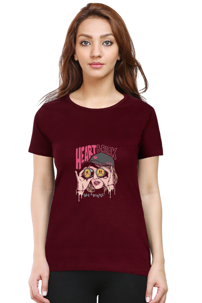 Heart Break Half Sleeve T-Shirt