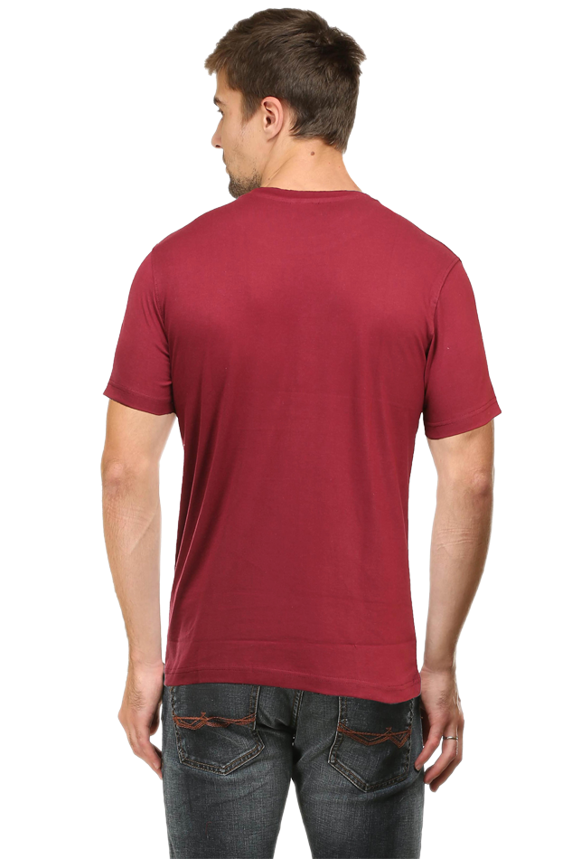 Custom Made Cotton Blend Round Neck T-Shirts