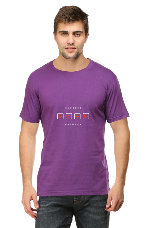 Custom Made Cotton Blend Round Neck T-Shirts