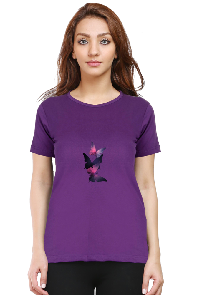 Butterfly Half Sleeve T-Shirt