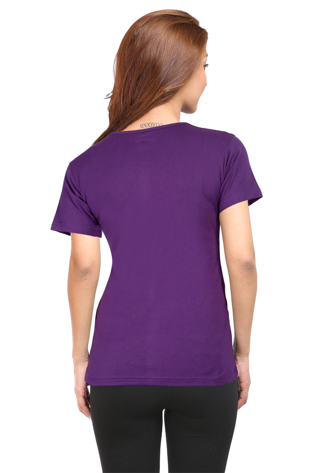 Beauty With Goggle Half Sleeve T-Shirt For Women