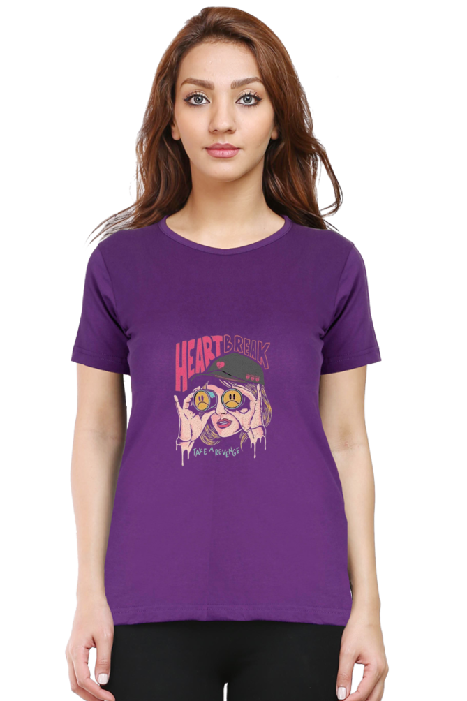 Heart Break Half Sleeve T-Shirt