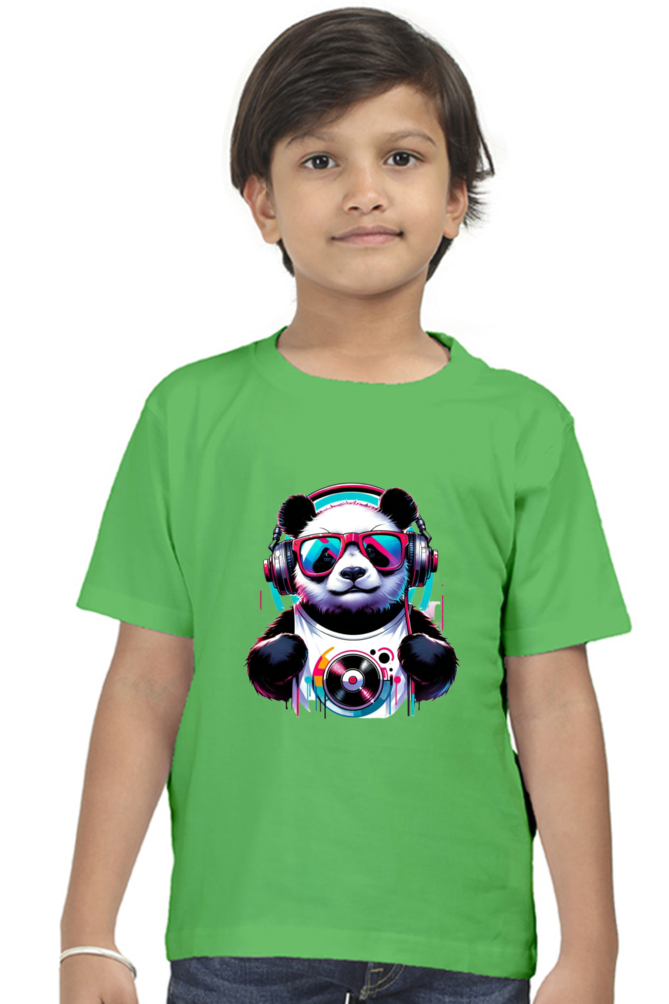 Panda Half Sleeve T-Shirt