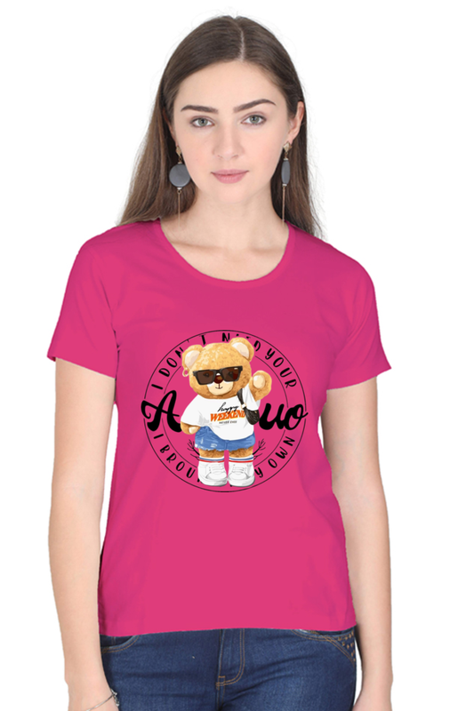 I Don't Need Half Sleeve Round Neck T-Shirt