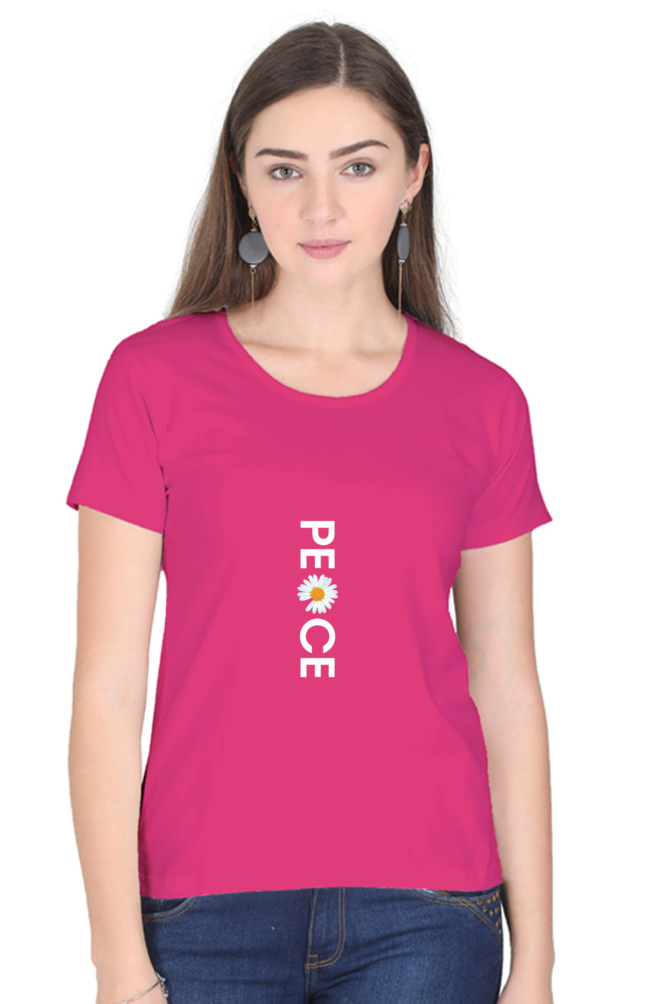 Peace Half Sleeve T-Shirt