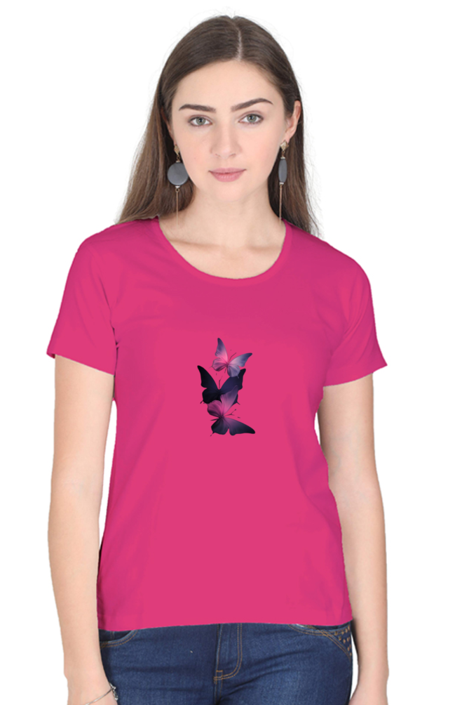 Butterfly Half Sleeve T-Shirt