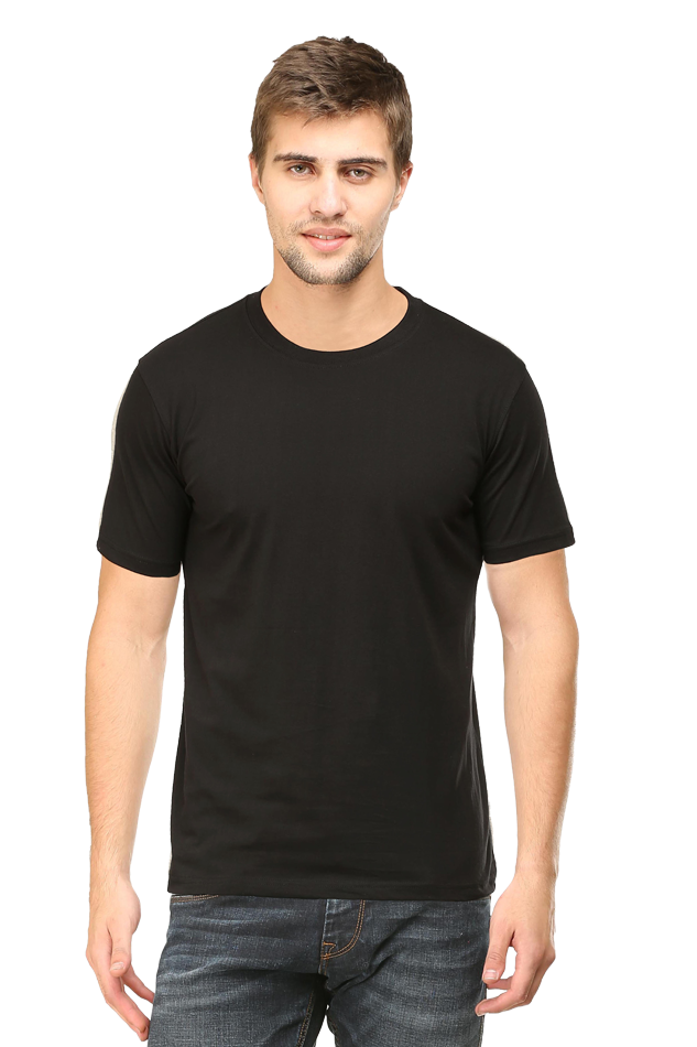 Cotton Blend Round Neck T-Shirt