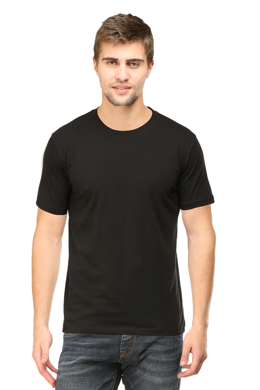 Cotton Blend Round Neck T-Shirt