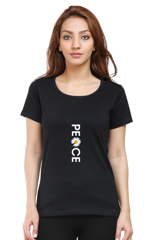 Peace Half Sleeve T-Shirt