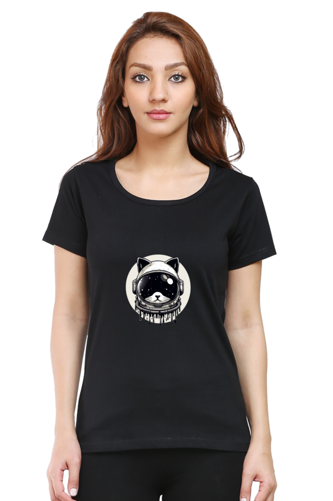 Robot Cat Half Sleeve T-Shirt