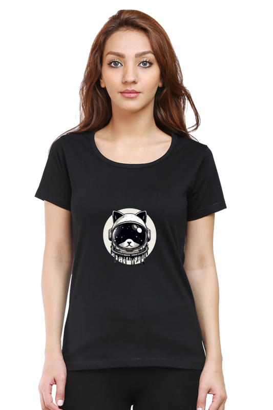 Robot Cat Half Sleeve T-Shirt