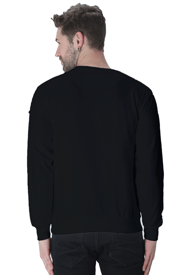 Custom Made Cotton Blend Round Neck Sweatshirt