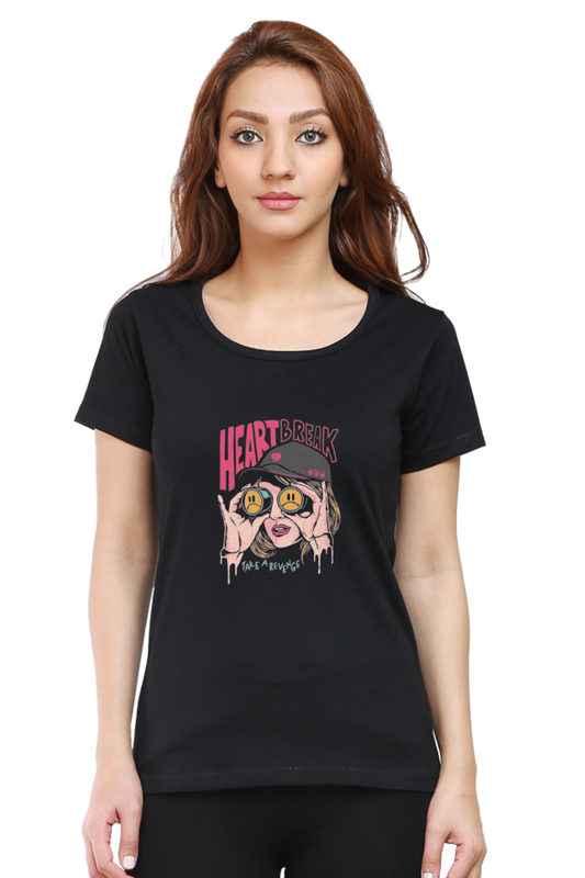 Heart Break Half Sleeve T-Shirt