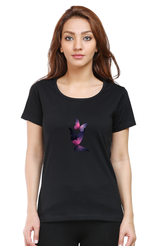 Butterfly Half Sleeve T-Shirt