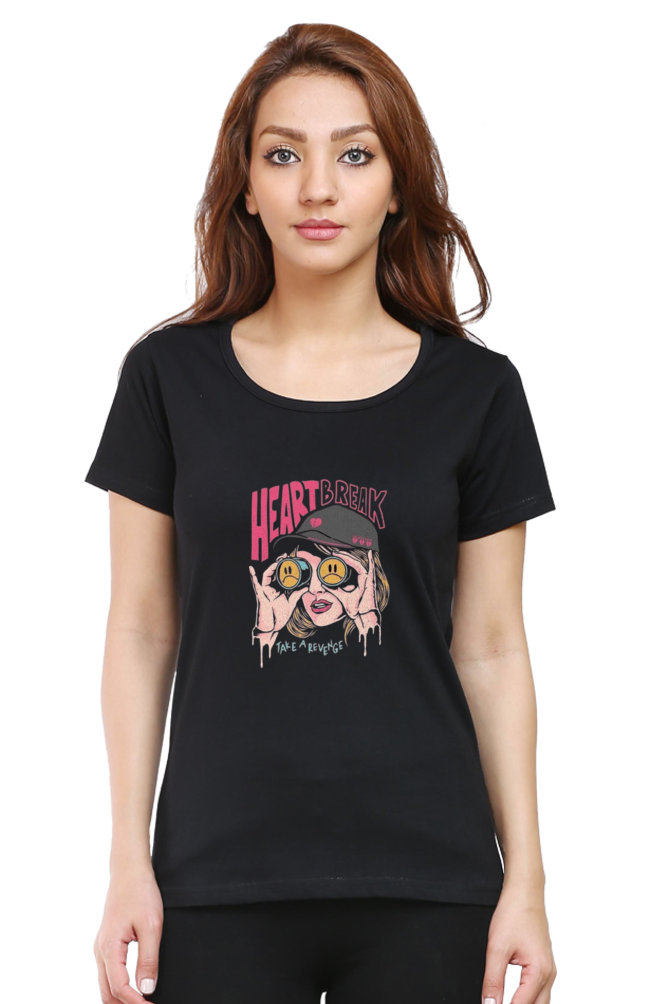 Heart Break Half Sleeve T-Shirt