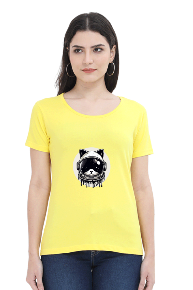 Robot Cat Half Sleeve T-Shirt