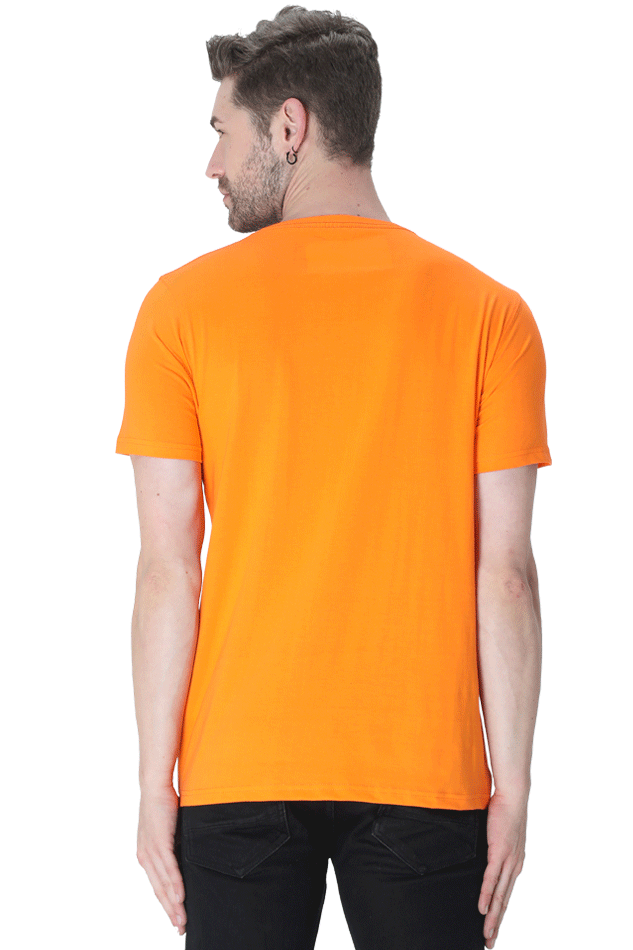 Custom Made Cotton Blend Round Neck T-Shirts