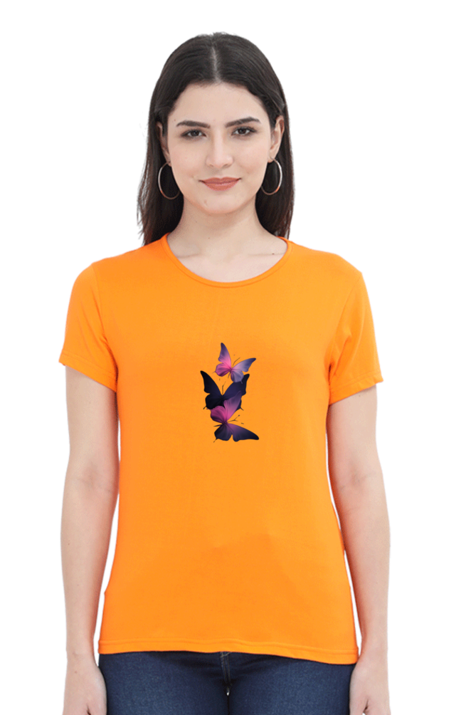 Butterfly Half Sleeve T-Shirt