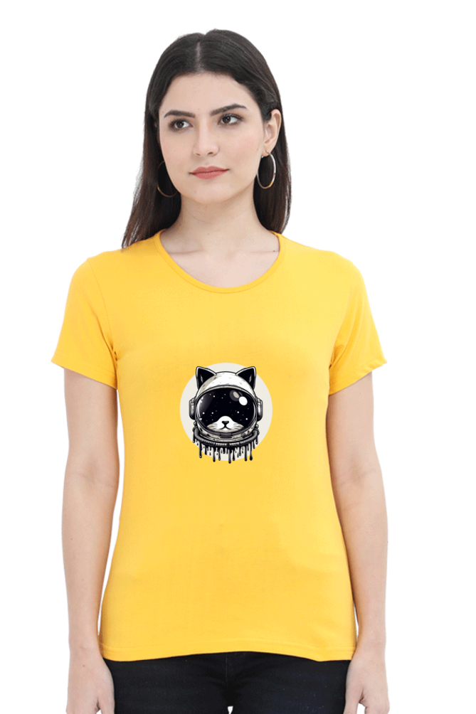 Robot Cat Half Sleeve T-Shirt