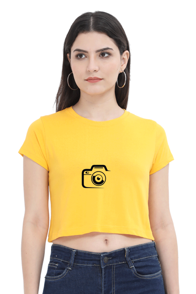 Camera Crop Top