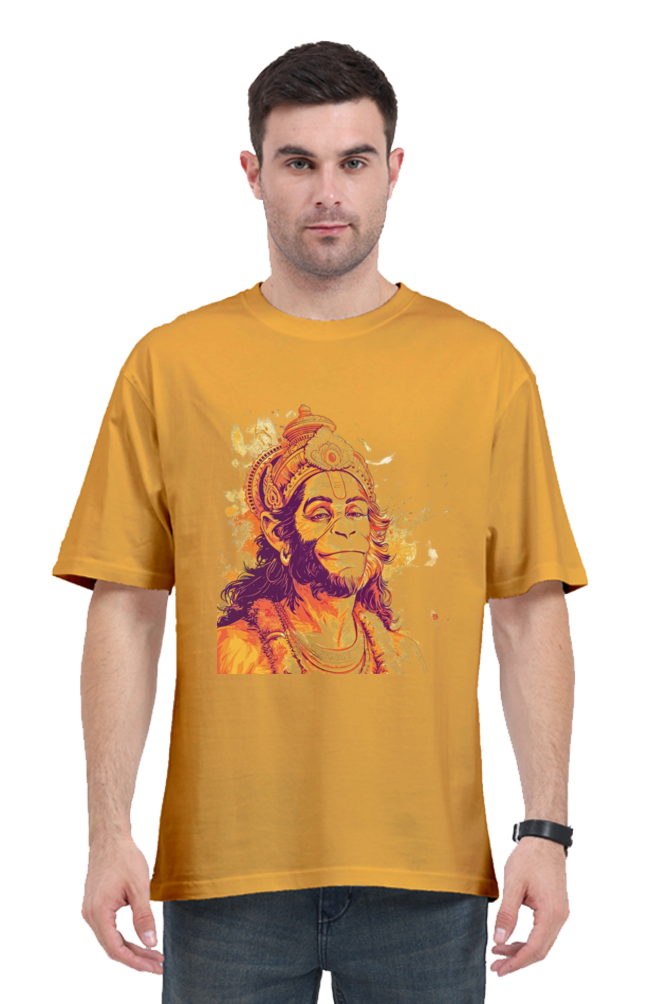 Lord Hanuman Oversized T-Shirt For Male