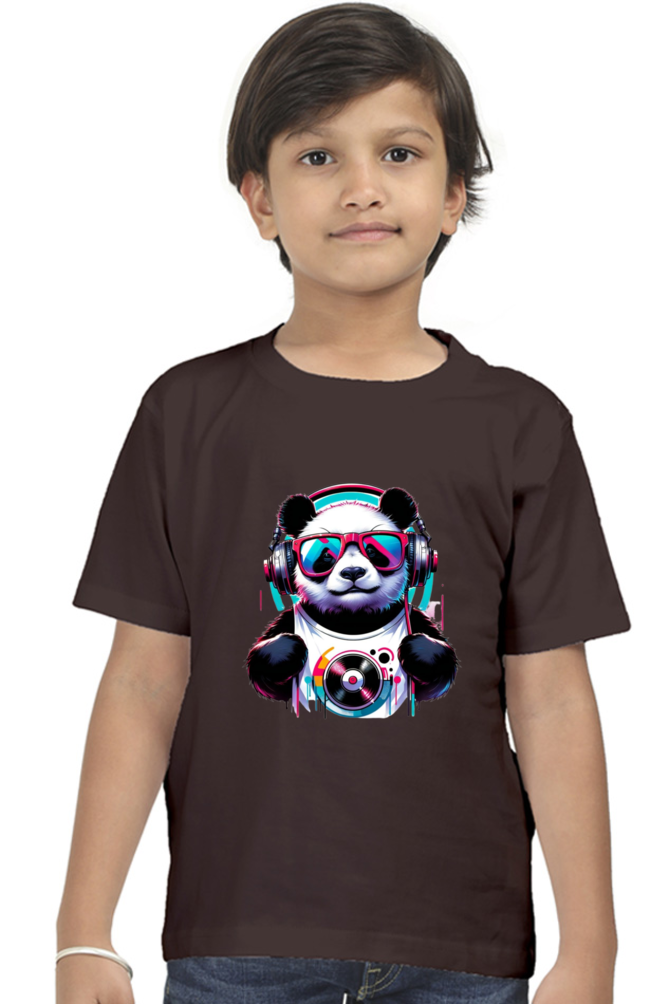 Panda Half Sleeve T-Shirt