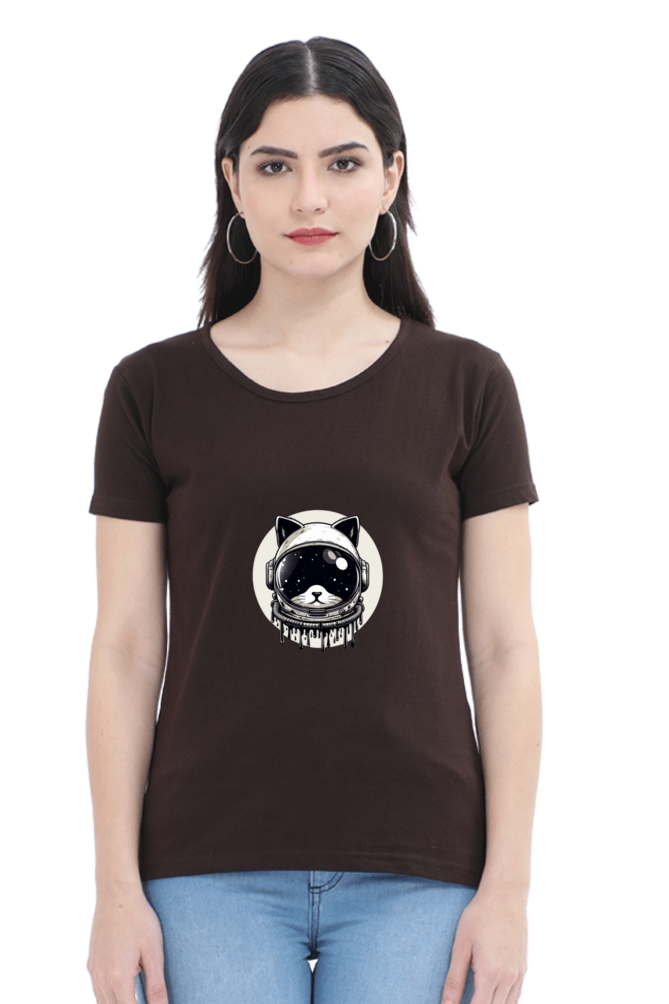 Robot Cat Half Sleeve T-Shirt