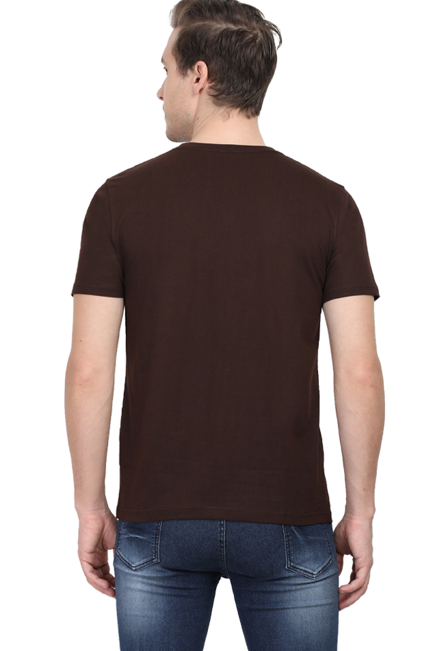 Custom Made Cotton Blend Round Neck T-Shirts