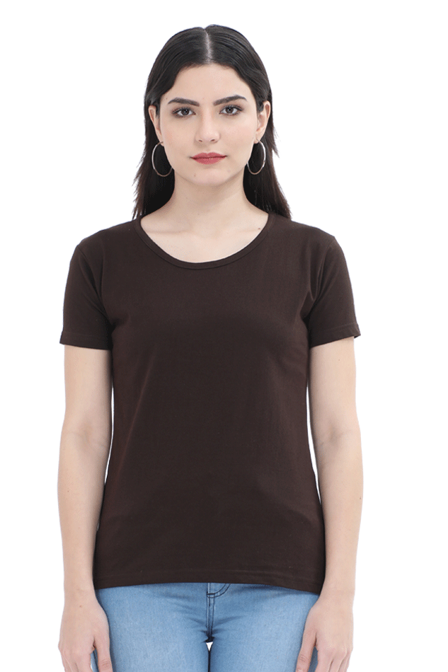 Beauty With Goggle Half Sleeve T-Shirt For Women