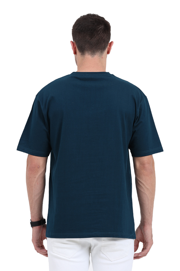 Custom Made Cotton Blend Round Neck Oversized T-Shirts