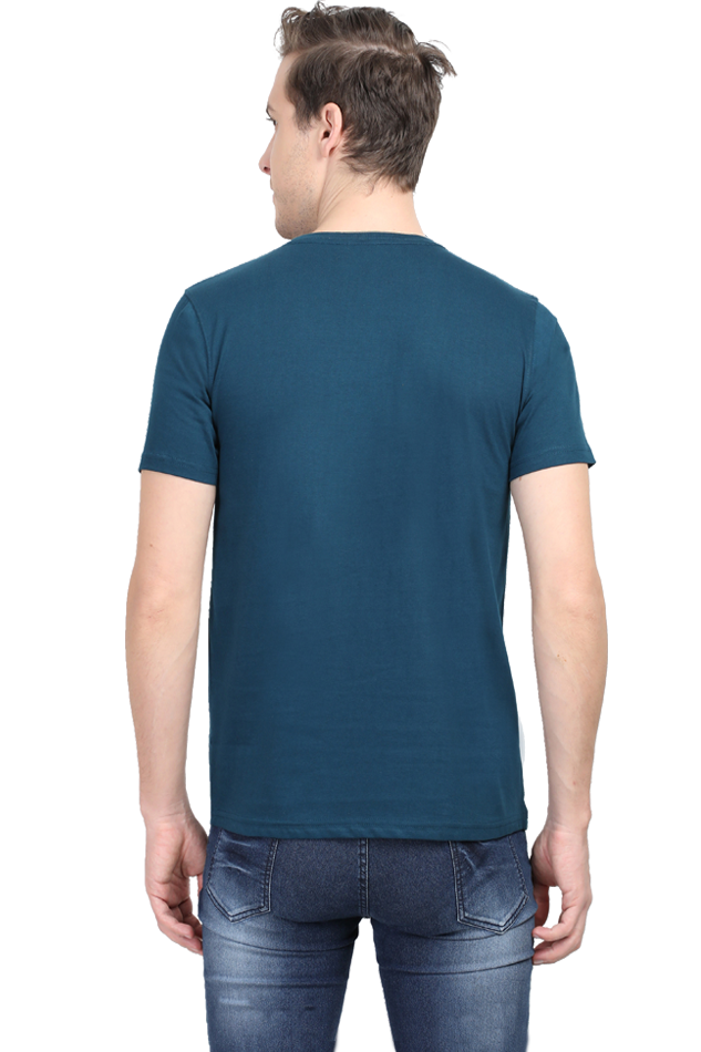 Custom Made Cotton Blend Round Neck T-Shirts