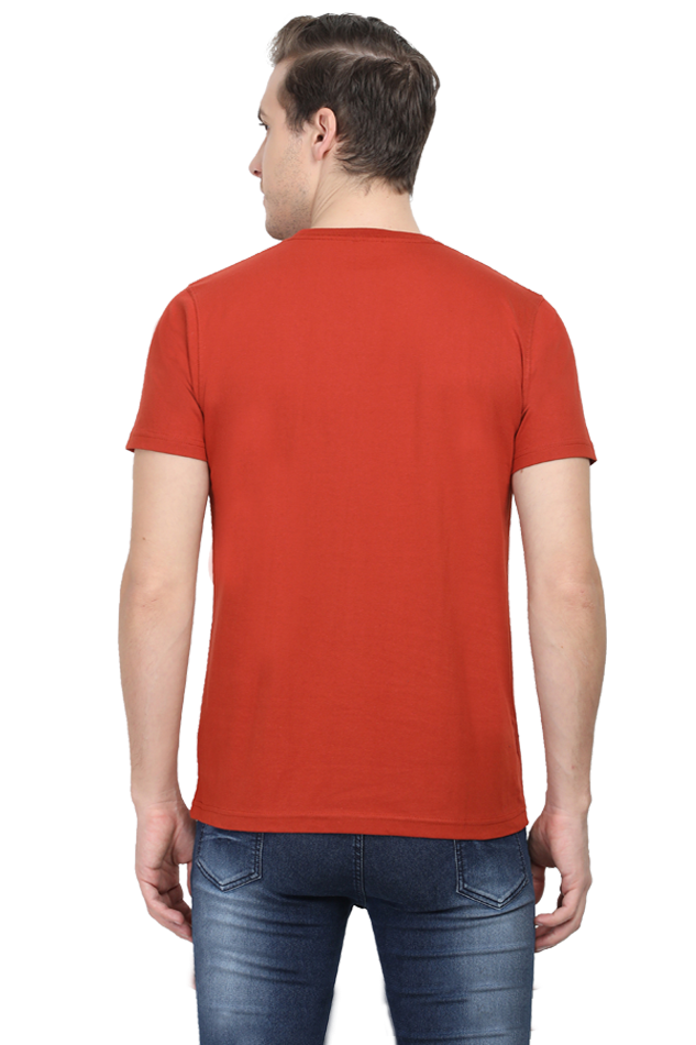 Custom Made Cotton Blend Round Neck T-Shirts