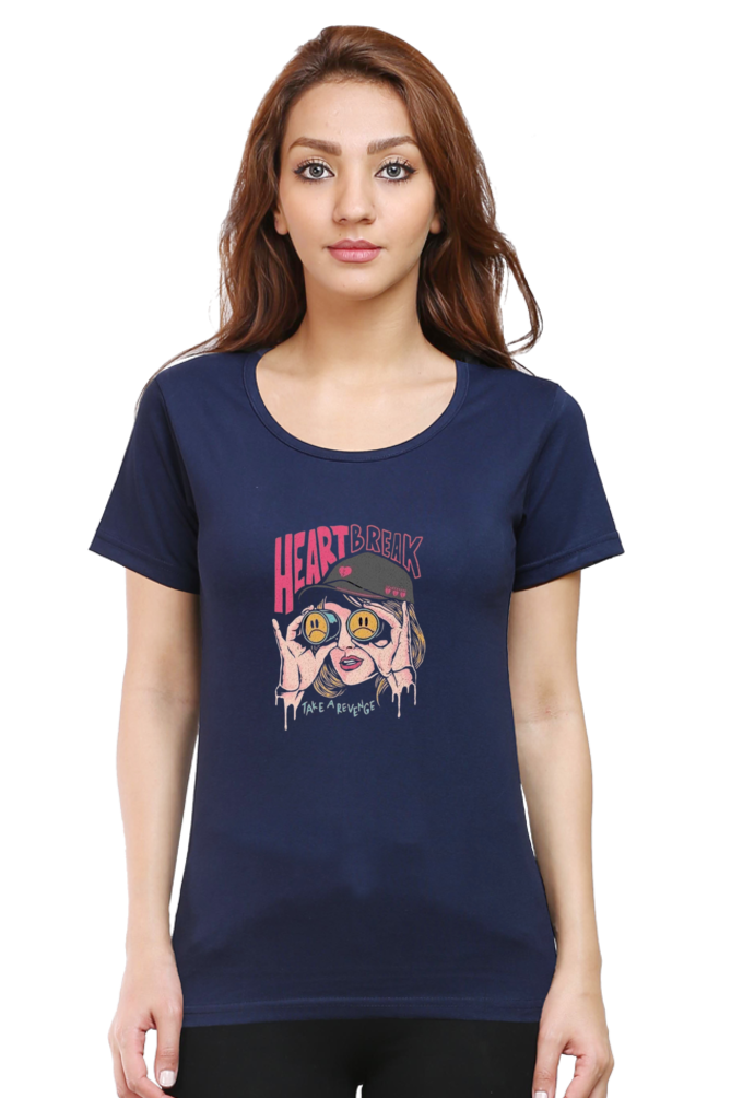 Heart Break Half Sleeve T-Shirt